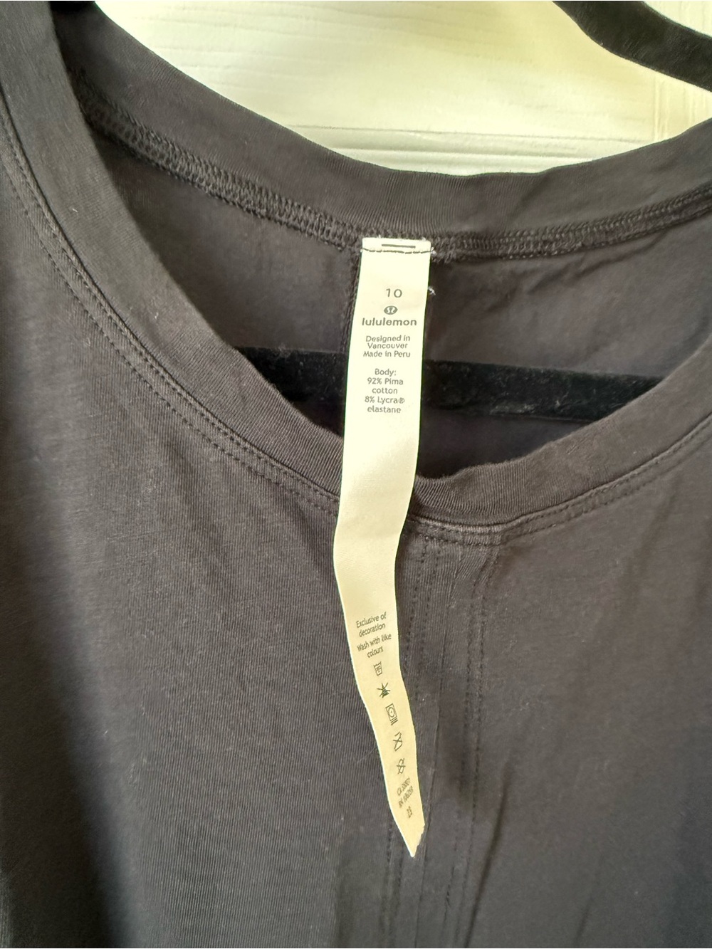 lululemon athletica Black Tie-Front Tank - Picture 3 of 3